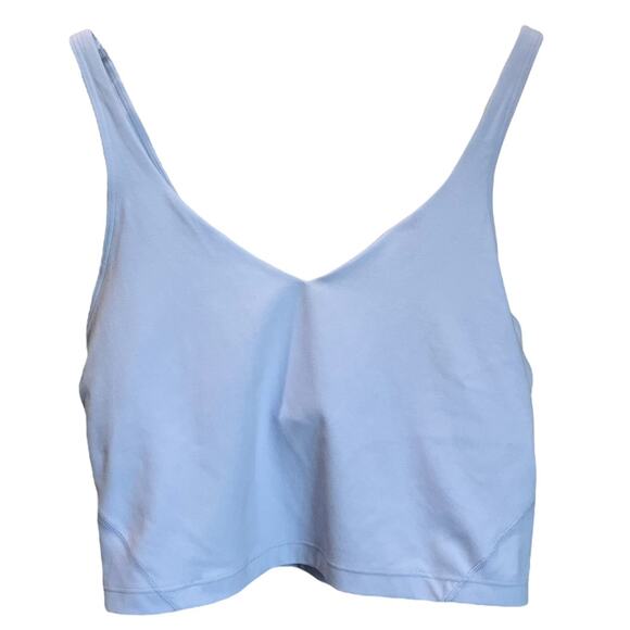 Lululemon Align Tank Top Blue Linen Built-In Shelf Bra Size 8 - Picture 9 of 9